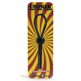 Silicone Choker Leash Black - Adjustable Size for Comfort Default Title > Bondage Gear > Collars